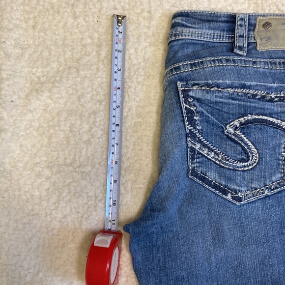 Silver Tab Jean’s!! Aiko, mid boot style !! Size W30 L33 - Picture 8 of 13